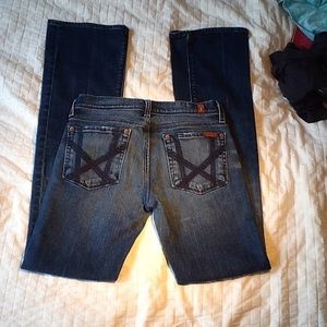 Cute killer Seven FAM  distressed bootcut vintage